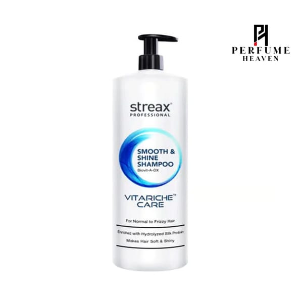 Streax Vitariche Care Smooth & Shine Shampoo For Normal To dry & Frizzy Hair 1.5L