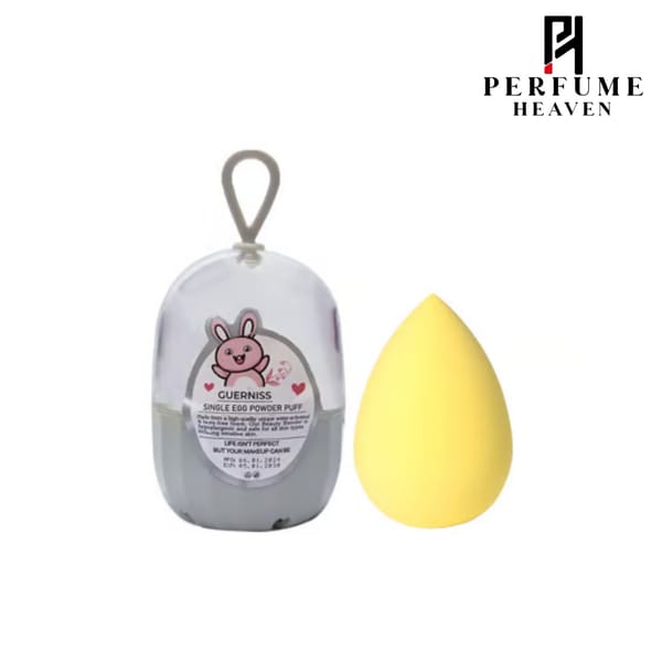 Guerniss Single Egg Powder Puff Tear Drop - Yellow