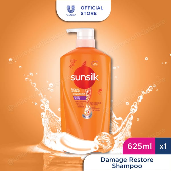 Sunsilk Co-Creations Damage Restore Shampoo 625ml