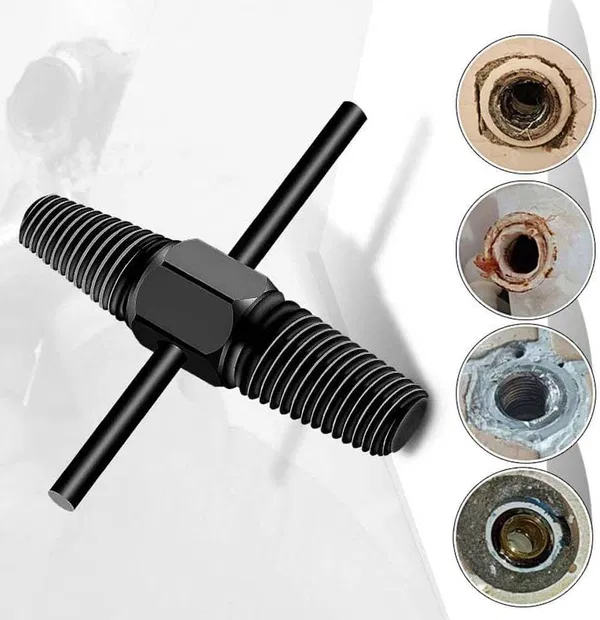 Double Head ভাঙা পাইপ রিমুভার ও Screw Extractor