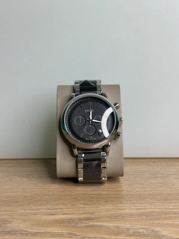Fossil Neutra Chronograph FS5792 Silver - Black Dial