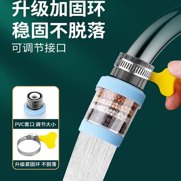 Universal faucet extender filter