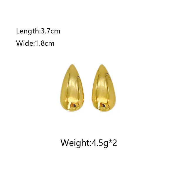 Golden Teardrop Earring