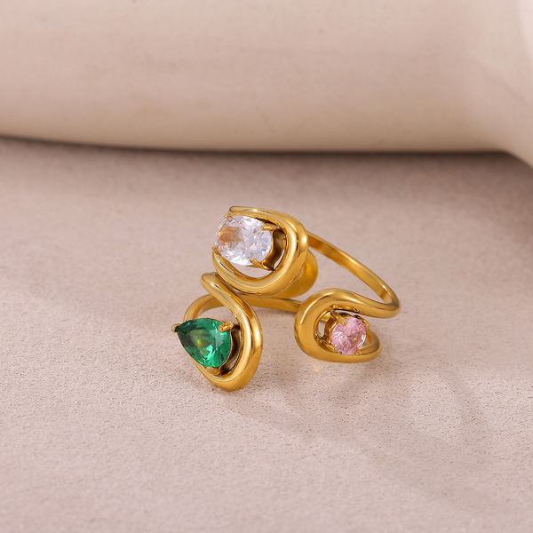 Three stone ring