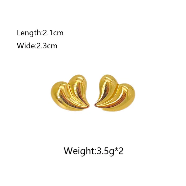 Glam Heart Earring