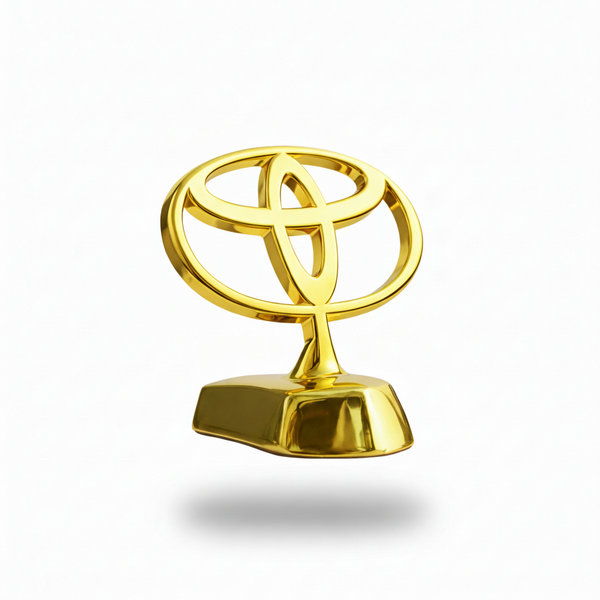 Car Bonnet Logo (Golden)