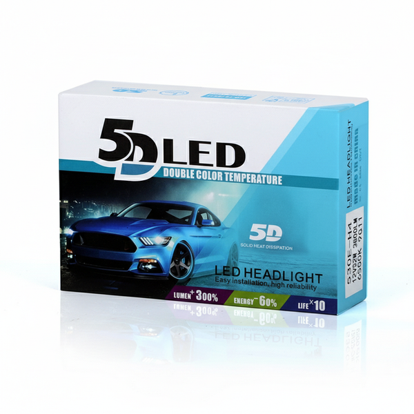 5D LED (Double Color Temperature) - H4 Bulb