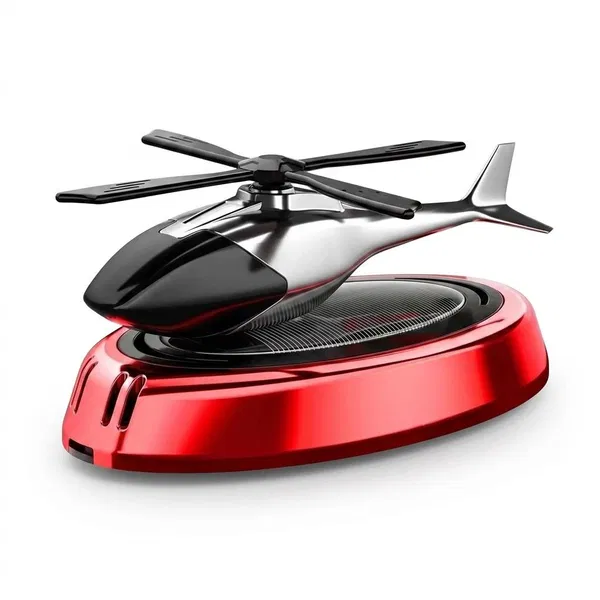 Solar Rotating Helicopter Dashboard Air Freshener