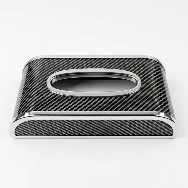 Premium Carbon Fiber Car Tissue Box
