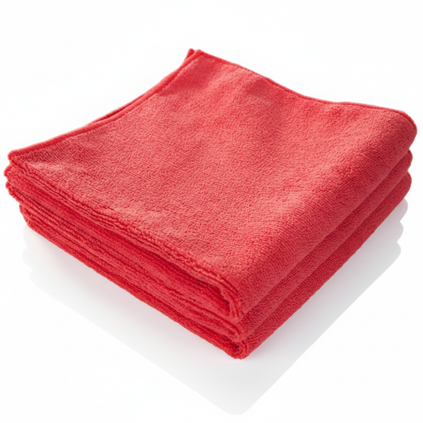 Red Microfiber Towel (Medium Size)