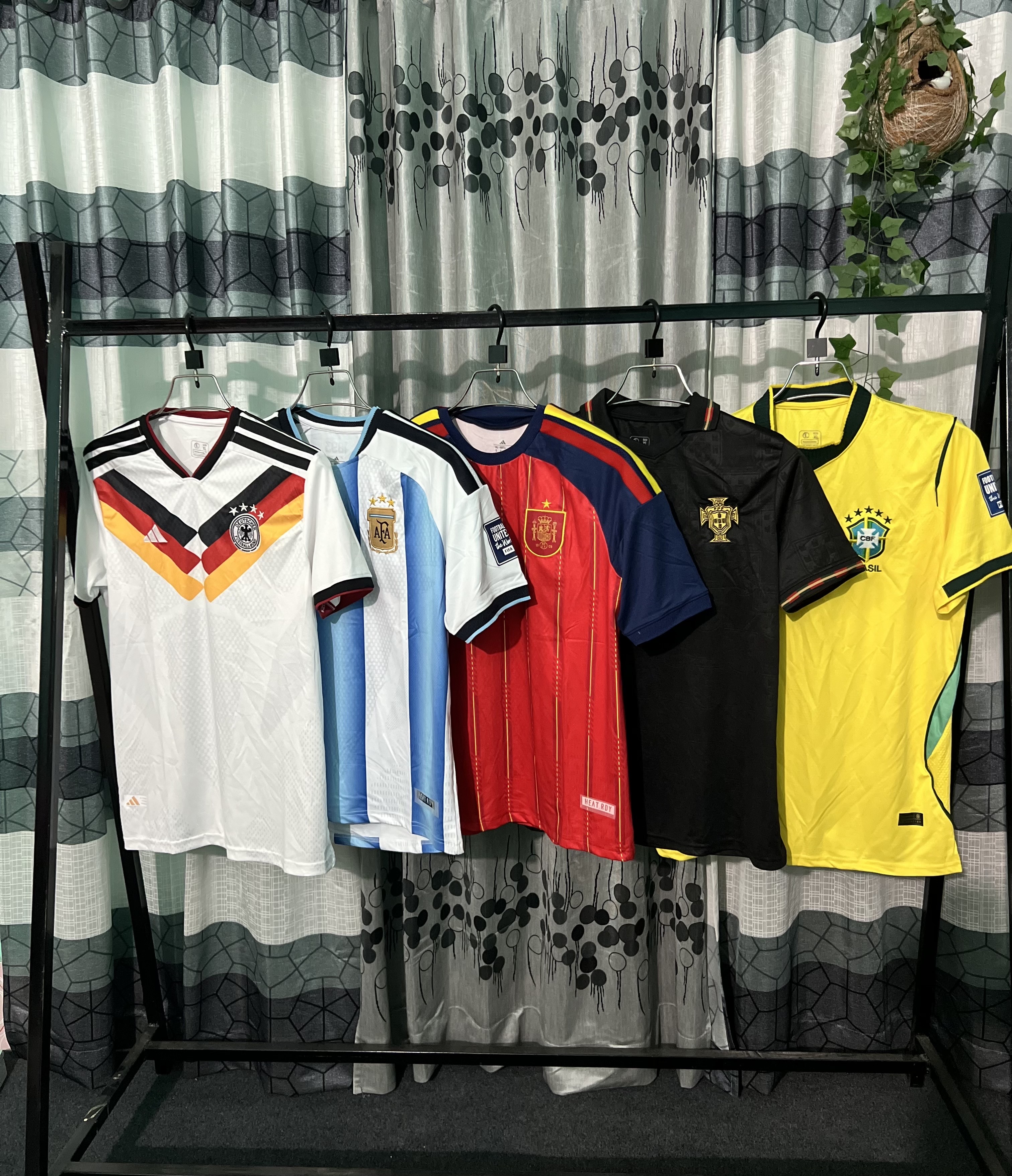 Argentina, Brazil, Portugal, Germany, Spain  World cup kit available now.