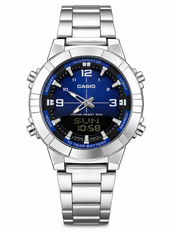 CASIO HYBRID SPORT DIGITAL GRADIENT BLUE