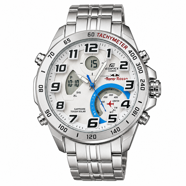 EDIFICE DUAL TIMER SPORT TOURER WHITE
