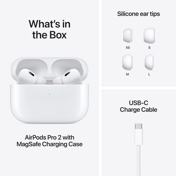 AirPods Pro (2nd Generation)with MagSafe Charging Case (USB-C)
