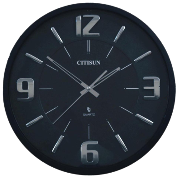 Citisun Wall Clock - Black - Citisun 37/B