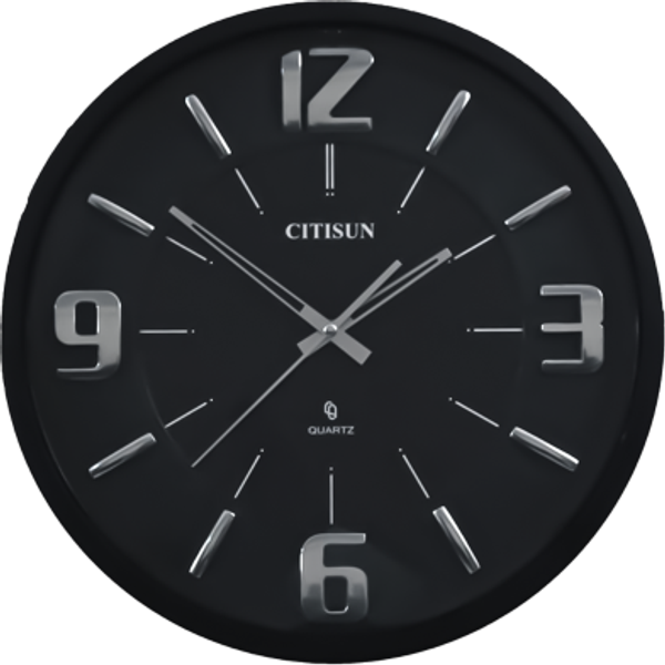 Citisun Wall Clock - Black - Citisun 50