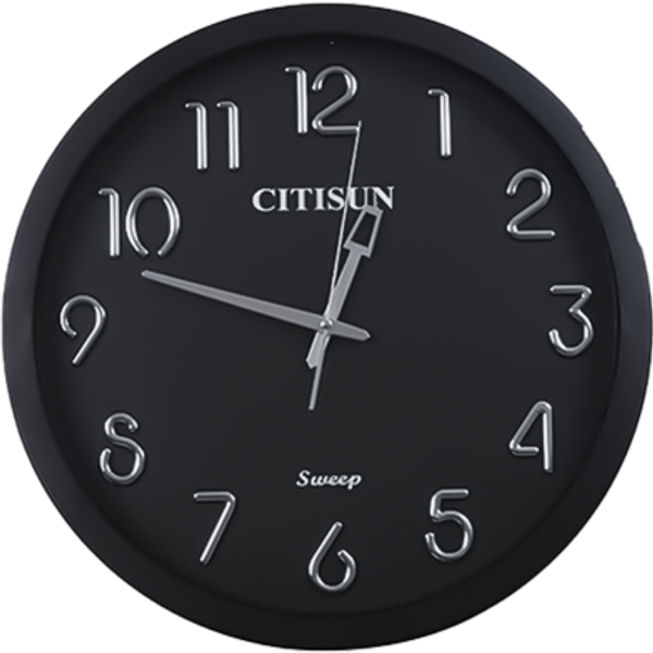 Citisun Wall Clock - Black - Citisun 74