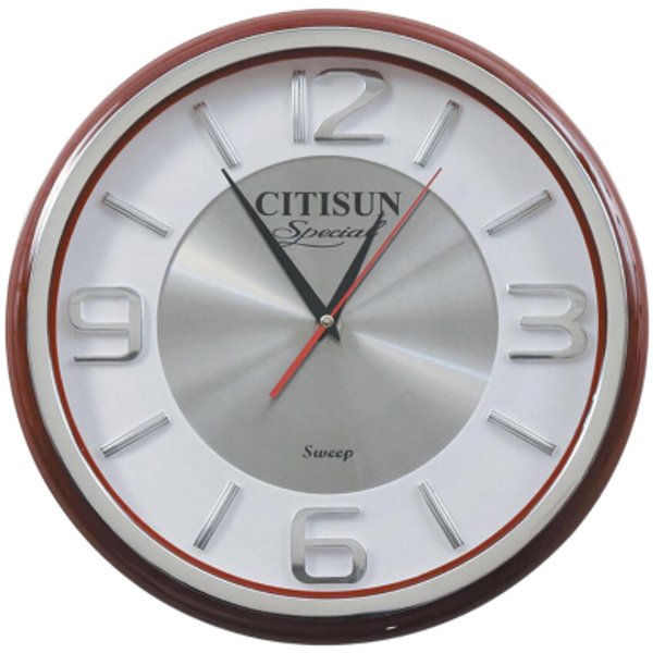Citisun Wall Clock - Brown and White - Citisun 6B