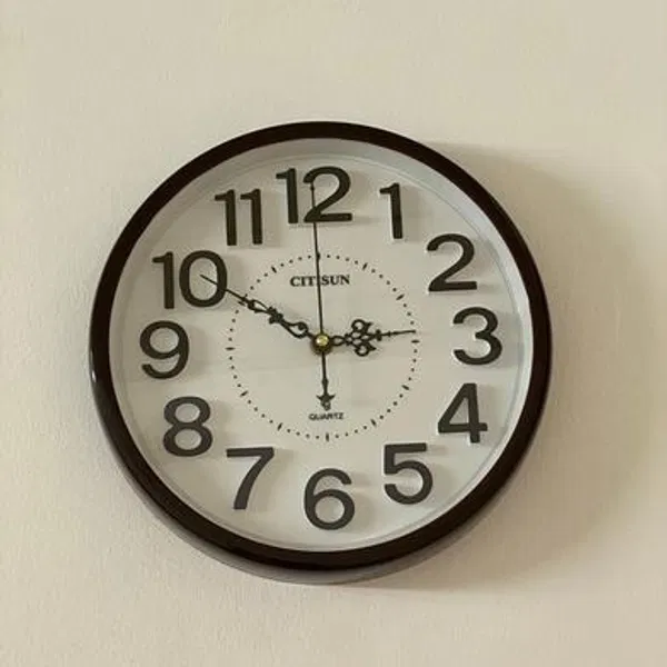 Citisun Wall Clock - Citisun 72 Coffe and White - Black or Coffee