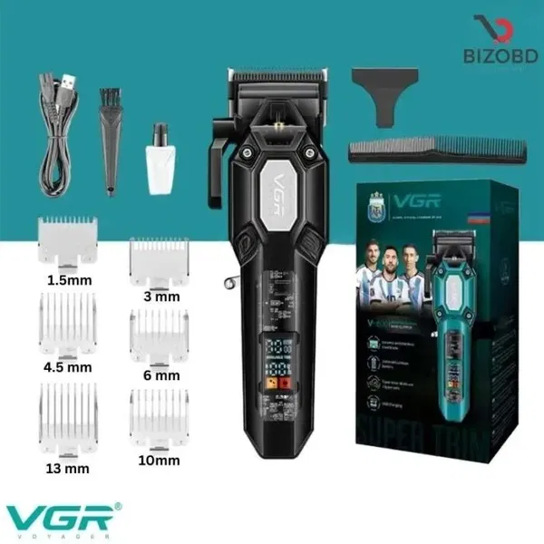 VGR V-600 Professional Hair Clipper and Beard Trimmer Salon Series for Men