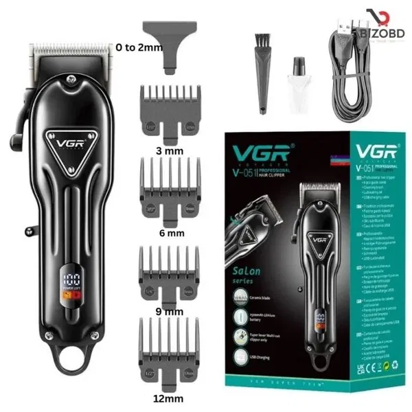 VGR V-051 Professional Hair Clipper and Beard Trimmer Salon Series for Men ( bizobd )