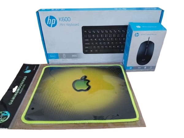 HP Combo Set: HP Keyboard + Mouse + Gaming Mouse Pad (3 in 1 Combo)