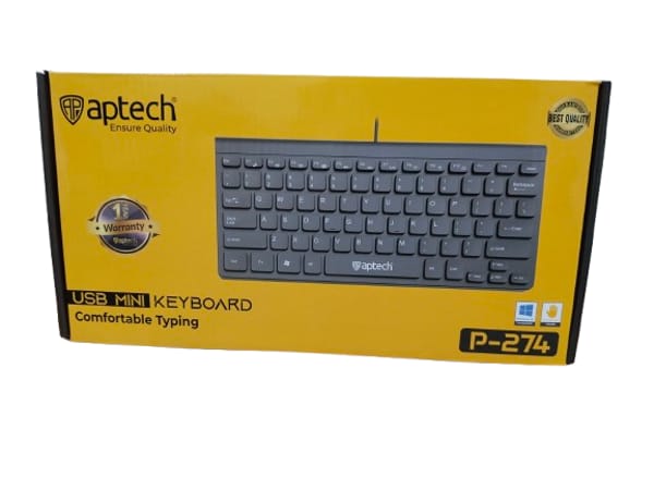 Aptech P-274 USB Mini Desktop Keyboard Price In Bangladesh