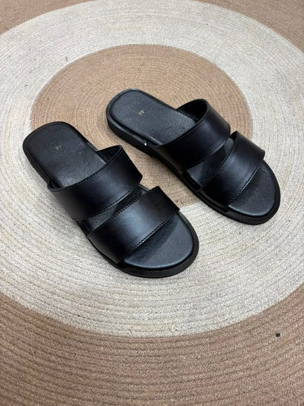 Premium pure lather slipper sandal -012