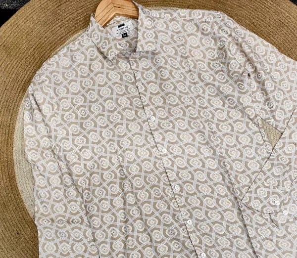 Trendy floral print shirt