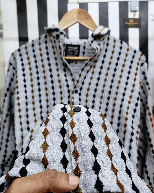 Premium jackward fabrication shirt