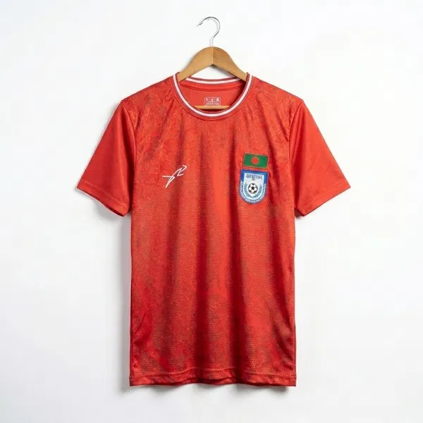 Bangladesh fotball jersy (Red- Fan addition)
