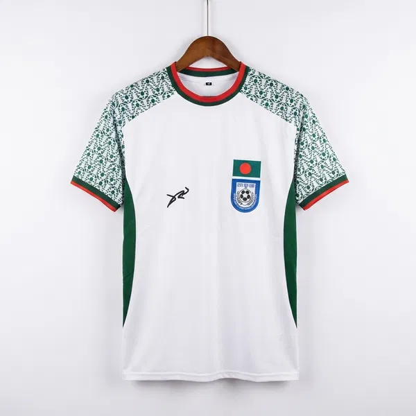 Bangladesh football Jersey (White- Fan addition)
