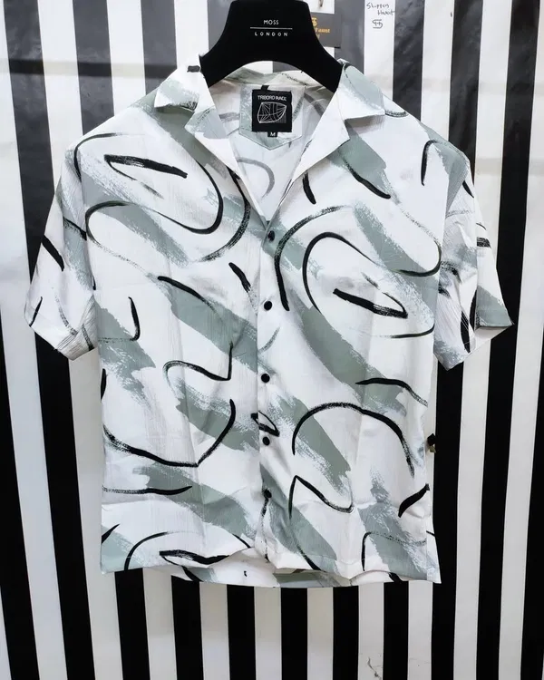 Jafran fabrication cuban half sleeve shirt