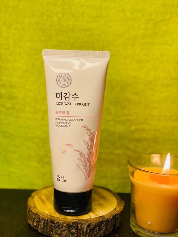 The Face Shop Rice Water Bright Foaming Cleanser 150ml ▪