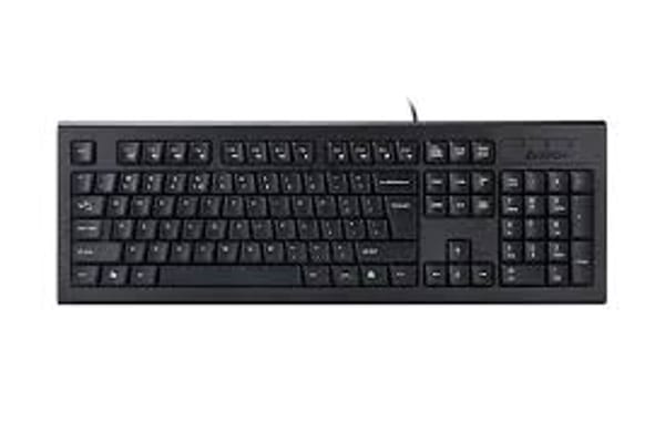 A4tech KRS-82 USB Wired Keyboard - Bangla Layout - FN Multimedia Key - Comfort Roundedge Keycaps - USB - For PC/Laptop - Black