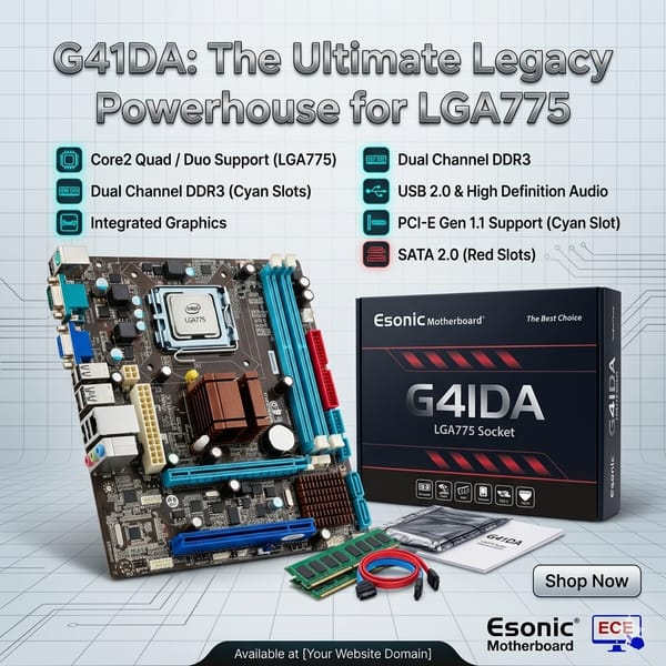 Esonic G41DA DDR3 Motherboard