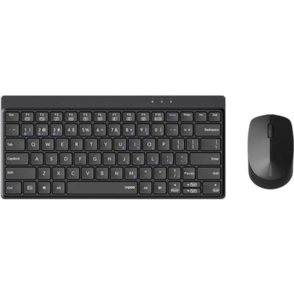 Rapoo 8000GT Wireless (Dual Mode) Black Keyboard & Mouse Combo