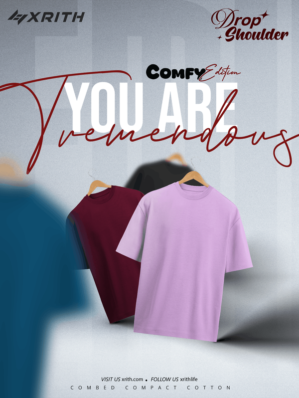 Premium Drop Shoulder T-shirt Blank