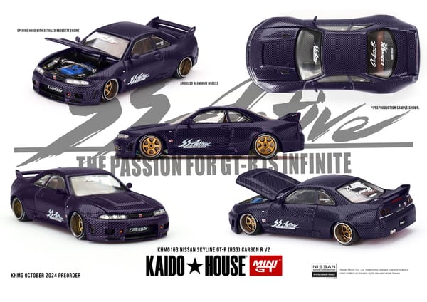 Kaido House - Nissan Skyline GT-R (R33) Active Carbon R V2 KHMG163