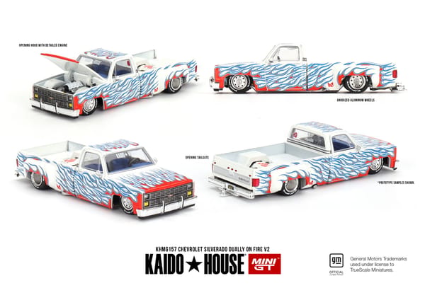 Kaido House - Chevrolet Silverado Dually on Fire V2 KHMG157