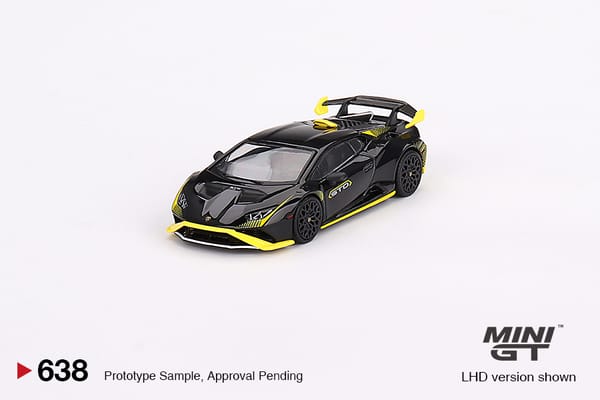 MiniGT - Lamborghini Huracán STO Nero Noctis