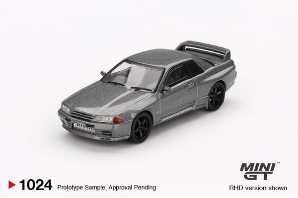 MiniGT - Nissan Skyline GT-R (NISMO BNR32 CRS Version) Dark Metal Gray