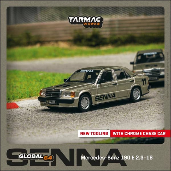 Tarmac Works - Mercedes-Benz 190 E 2.3-16 Race of Champion 1984 Ayrton Senna