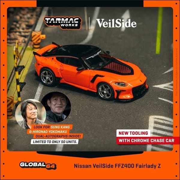 Tarmac Works - Nissan VeilSide FFZ400 Fairlady Z Orange