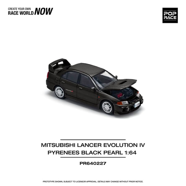PopRace - MITSUBISHI LANCER EVOLUTION IV - PYRENEES BLACK PEARL