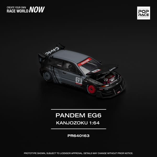 PopRace - PANDEM CIVIC EG6 "KANJOZOKU"