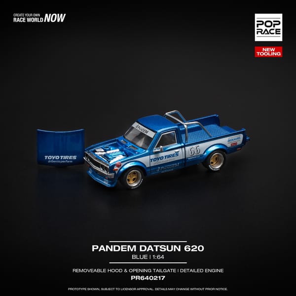 PopRace - PANDEM DATSUN 620 BLUE