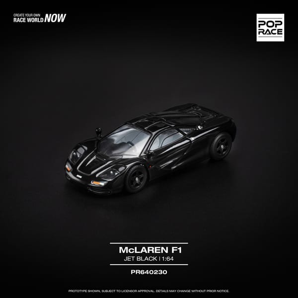 PopRace - McLAREN F1 - JET BLACK