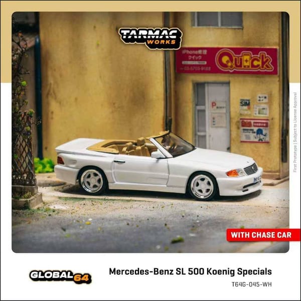 Tarmac Works - Mercedes-Benz SL 500 Koenig Specials White