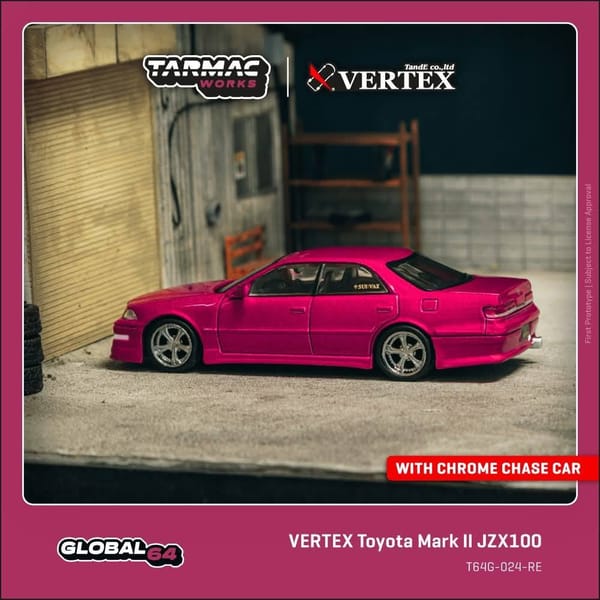 Tarmac Works - Toyota Mark 2 Mettalic Red